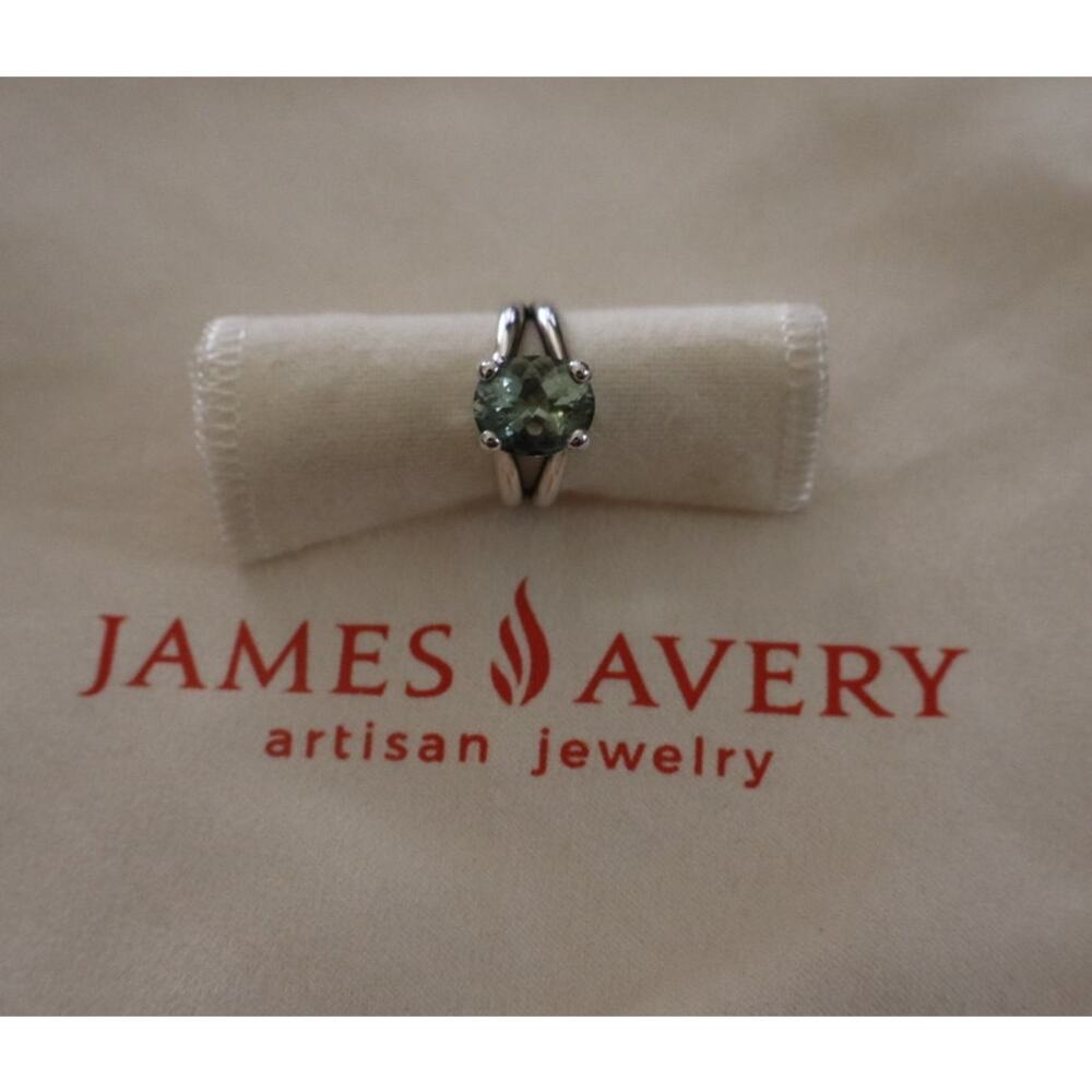 NWOT prasiolite sterling silver James Avery oval gemstone ring ￼ size 7